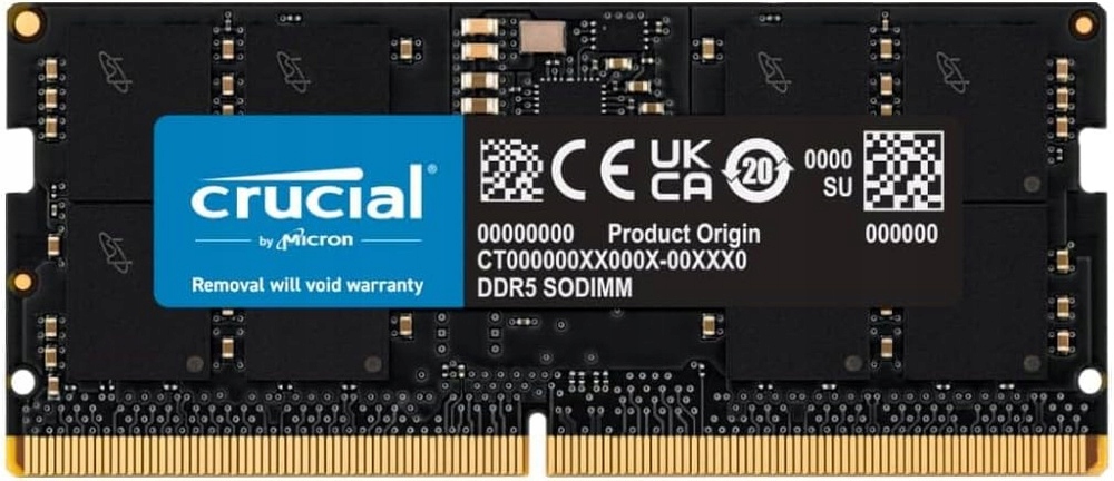 Pamieć Crucial DDR5 Sodimm 16GB/5600 CL46 (16Gbit) Tray