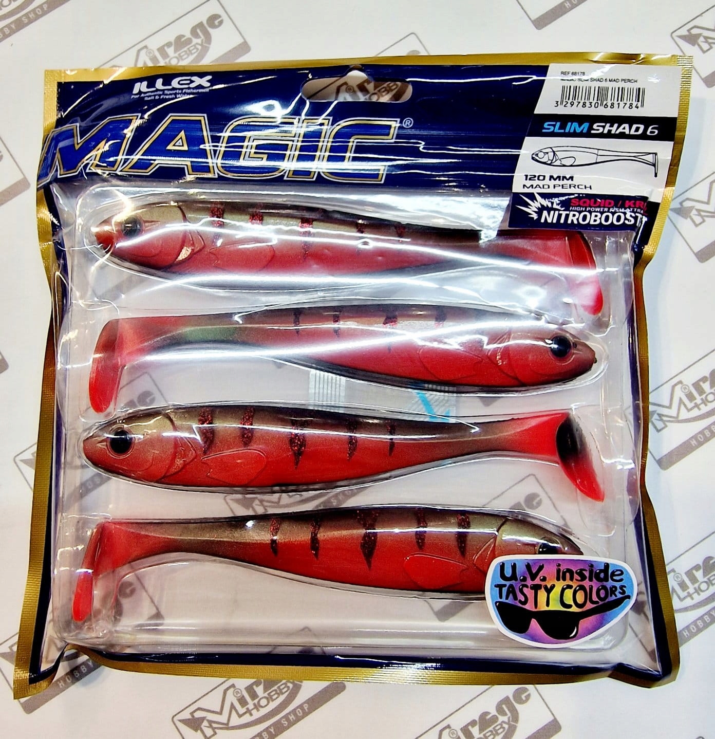 Guma Illex Magic Slim Shad 6 (12cm) Magic Mad Pe