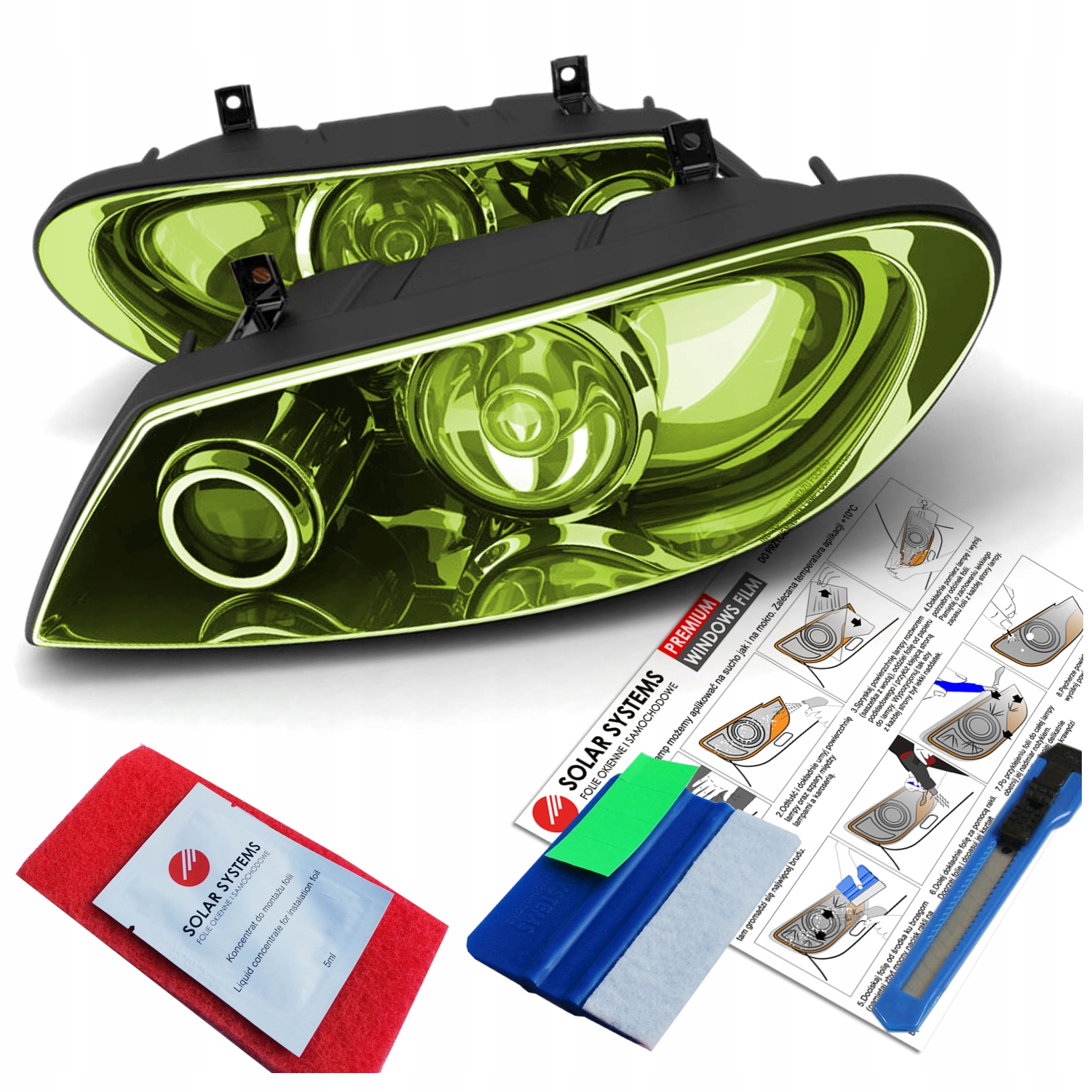 

Folia Do Przyciemniania Lamp Żółta 30x200CM XXL