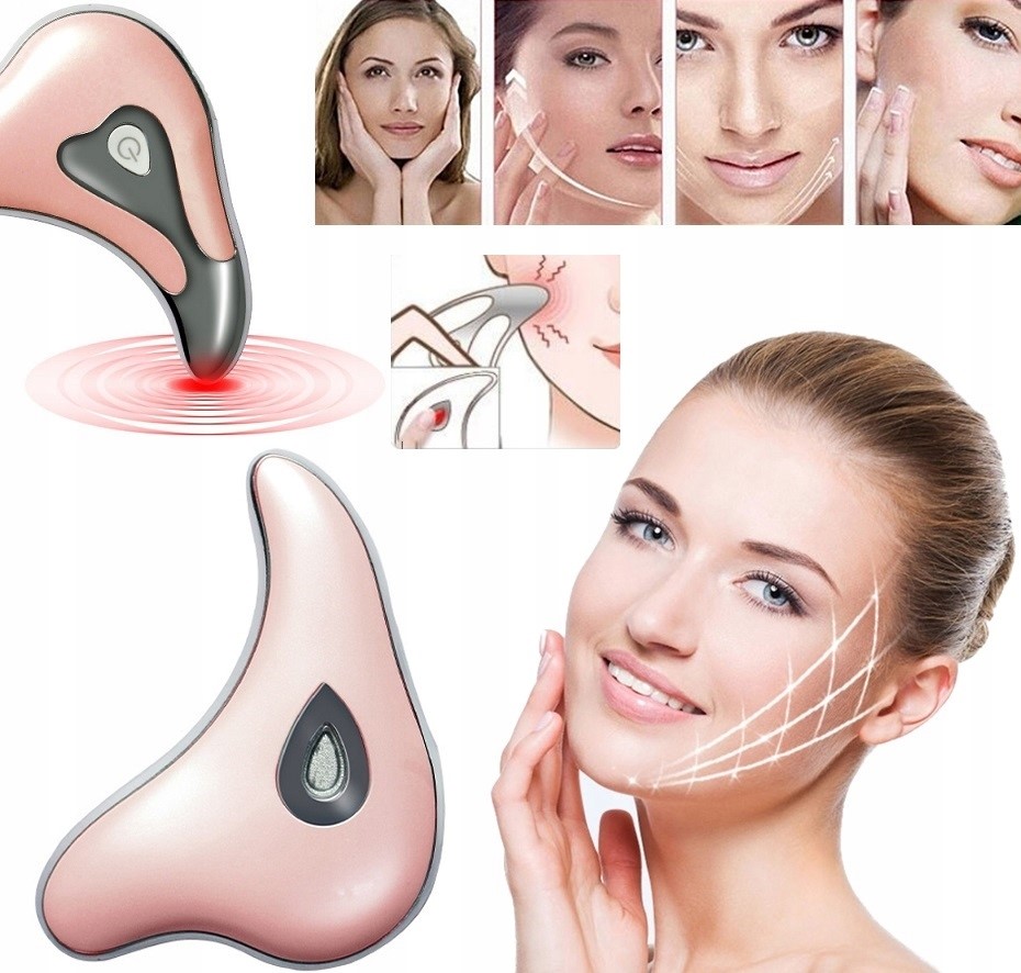 MEZOTERAPIA BEZIGŁOWA MASAŻER EMS TWARZY LIFTING 6w1 MASAŻ TWARZY WIBRACJE