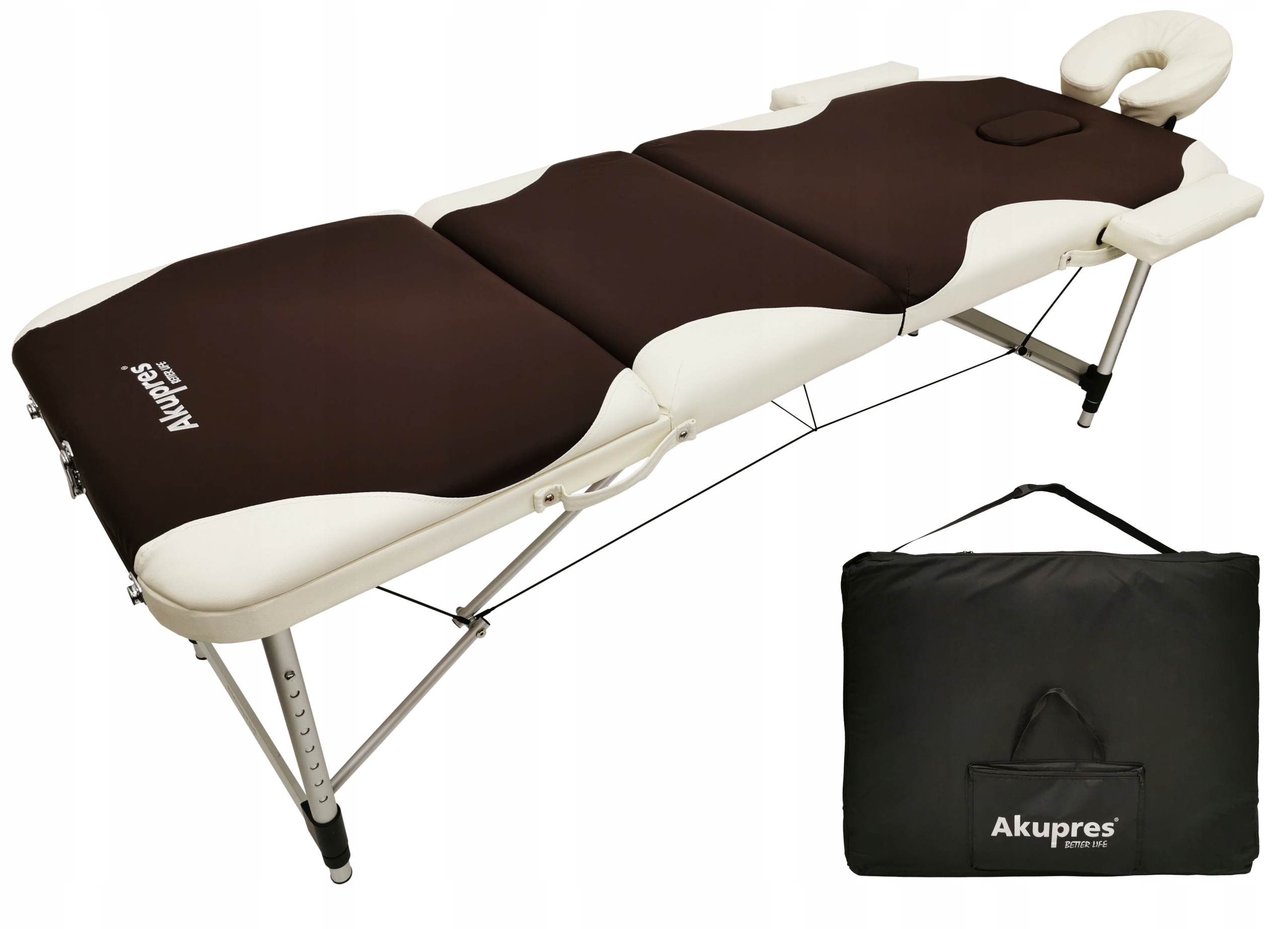 3 Segmentowy Łóżko Stół Do Masażu Aurora Składany Przenośny Torba Akupres