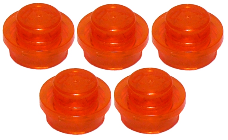 

Lego Płytka 1x1 Neon Pomarańczowa 4073/6240218 x5