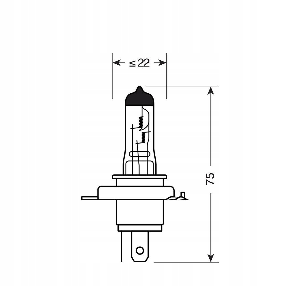 Zarowka H4 OSRAM Night Breaker Laser 60 55W Part manufacturer Osram