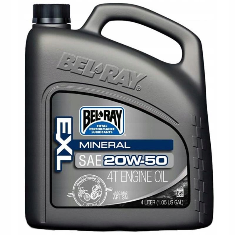 Bel-ray Exl 20W50 4T 4L mineralny olej motocyklowy
