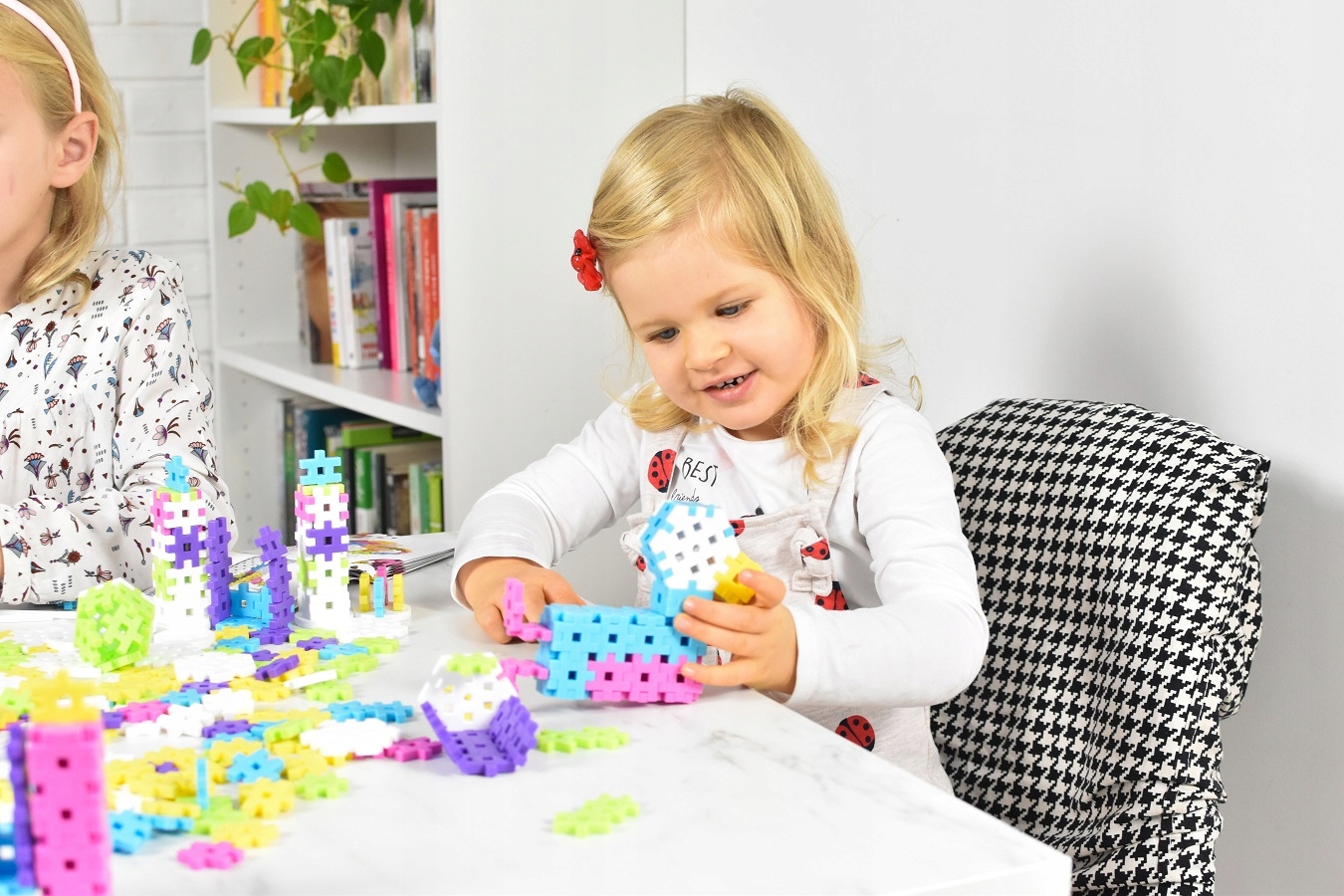 Klocki Wafle Meli Constructor Pink 200 + Prezent Materiał plastik