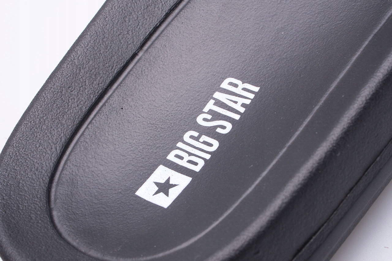 KLAPKI MĘSKIE BIG STAR BASENOWE PLAŻOWE GUMOWE SPORTOWE CZARNE DD174690 Model DD174690