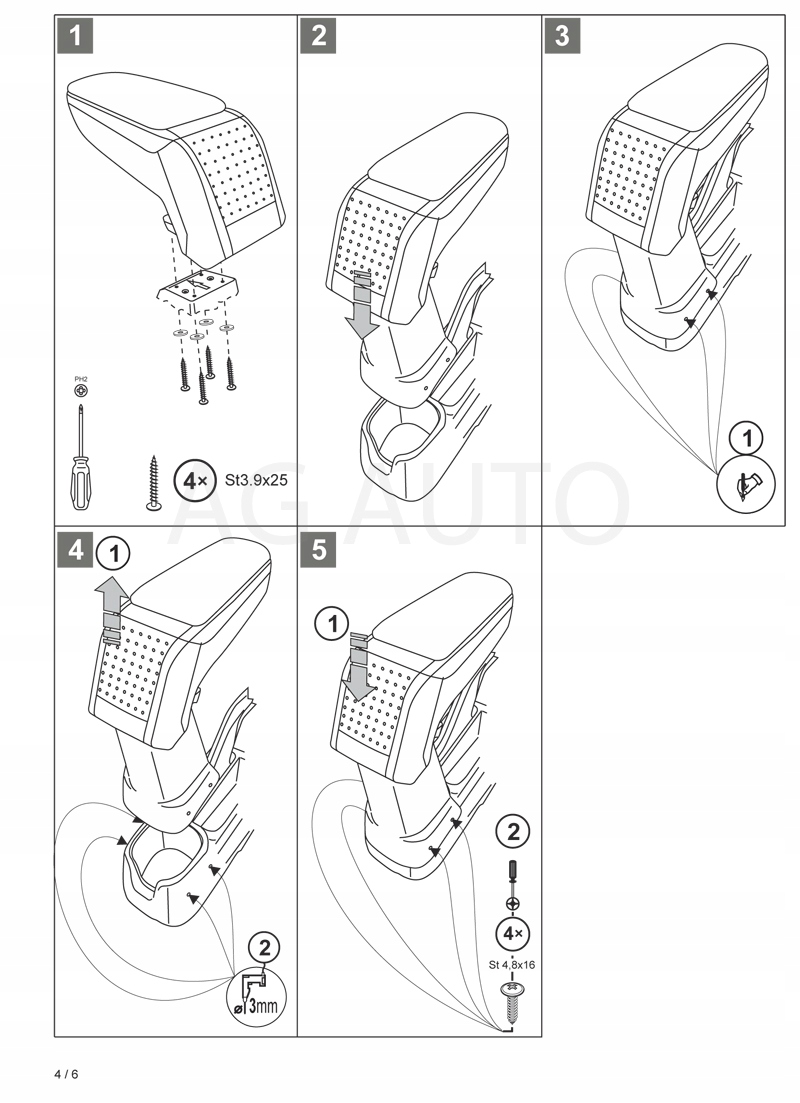PODLOKIETNIK STANDARD Suzuki Ignis 2003 2008 Part manufacturer Rati