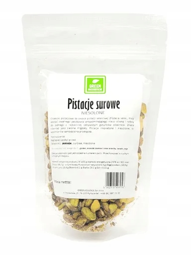 3x Green Essence syrové nesolené pistácie 100 g bez skořápky