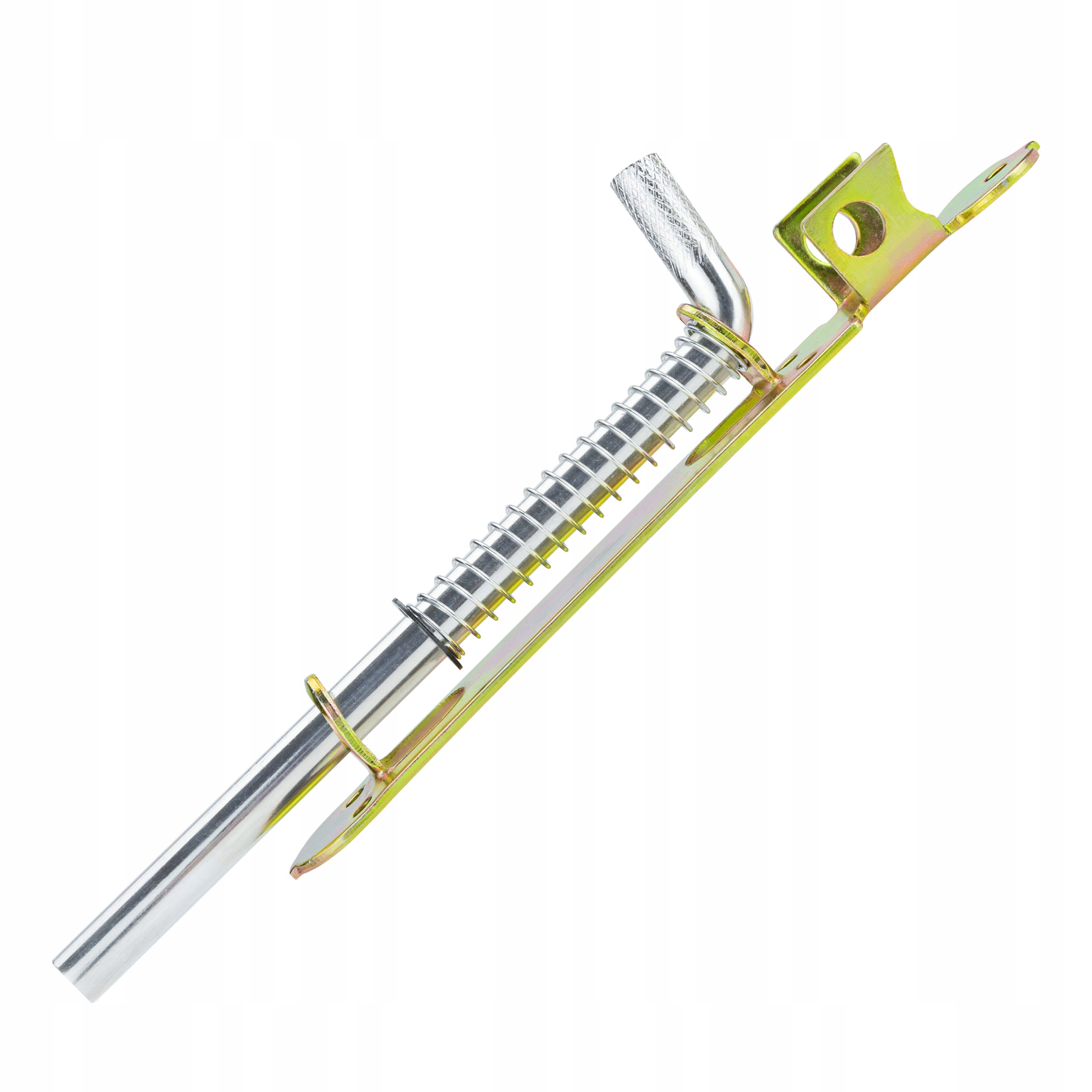 Rygiel ze SPRĘŻYNĄ ZASUWA do bramy BRAMOWA 180 mm Waga produktu z opakowaniem jednostkowym 0.5 kg