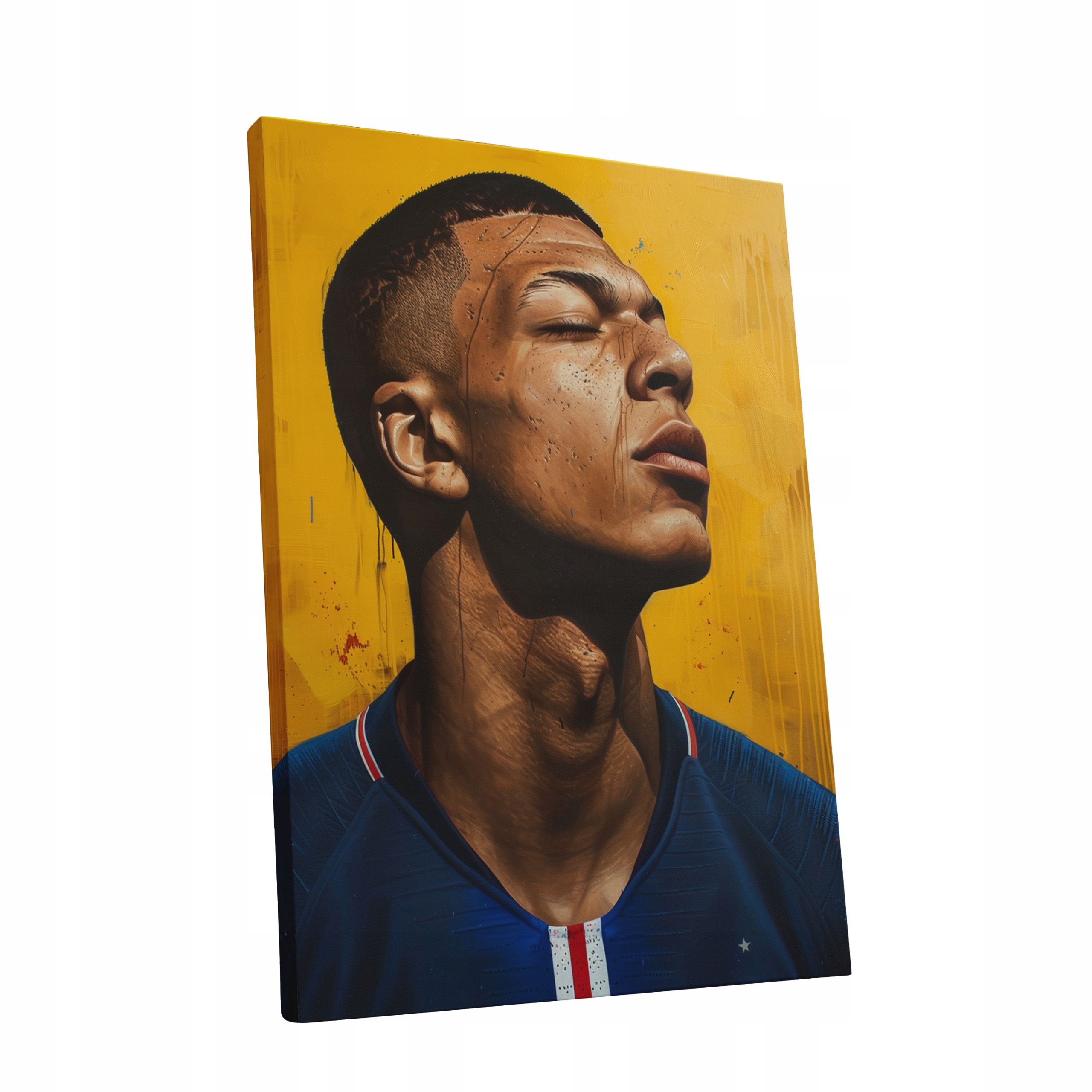 Obraz na plátně Portrét Kylian Mbappé do domu obývacího pokoje dárek 75x100