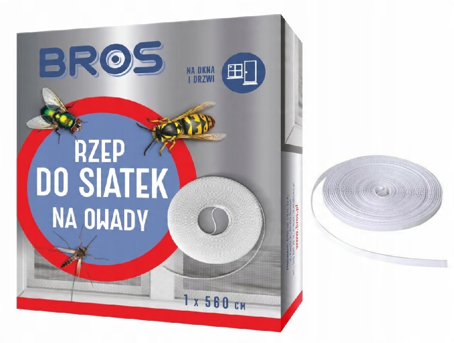 

Bros Rzep do siatek na komary do moskitiery 5,6m