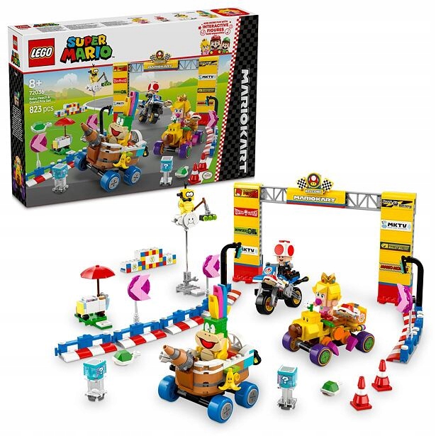 Lego Mario 72036 Mario Kart Baby Peach a sada Grand Prix