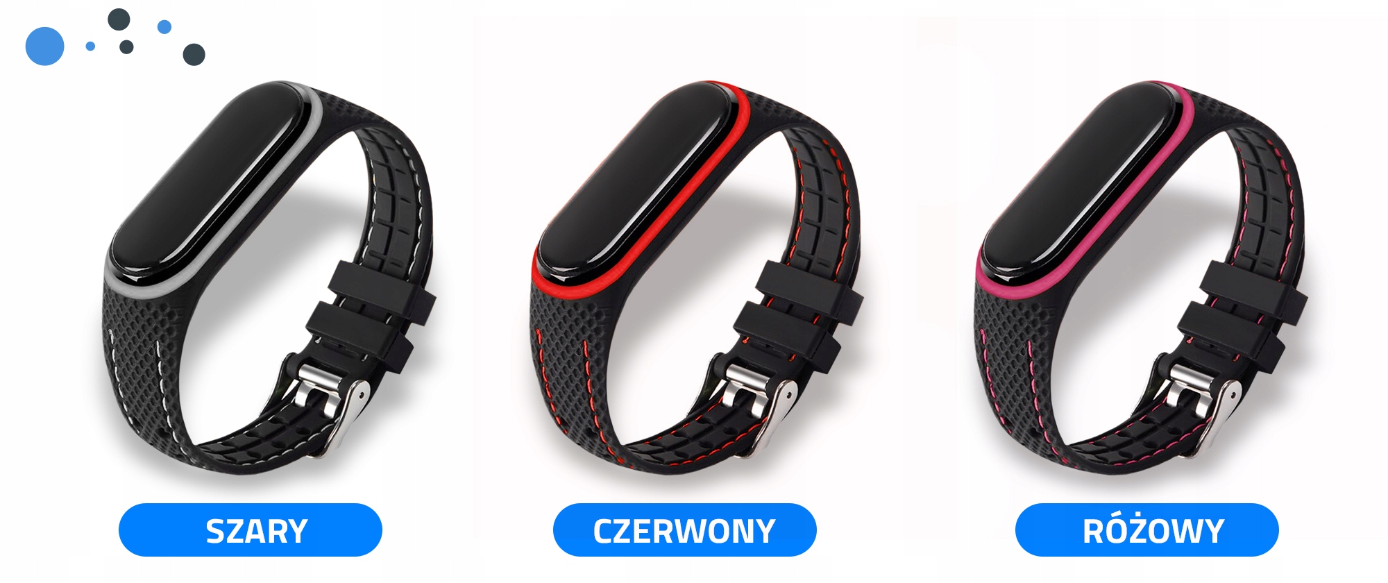 OPASKA PASEK SPORTOWA do XIAOMI MI BAND 3/4 KOLORY Kod producenta A00137