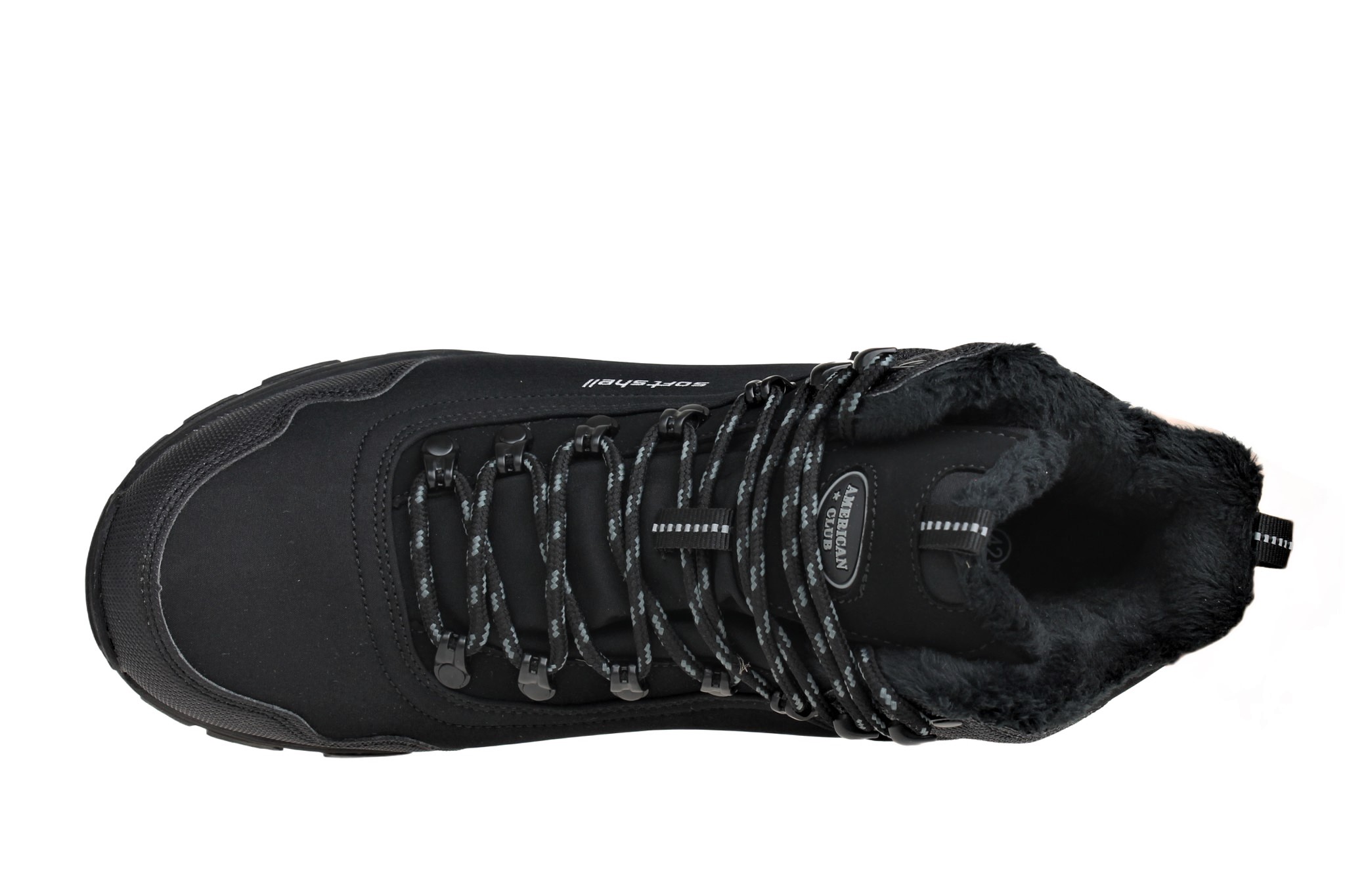 AMERICAN CLUB TREKKINGOWE MĘSKIE WYSOKIE HL96/23 CZARNY S039 R 41 Rozmiar 41