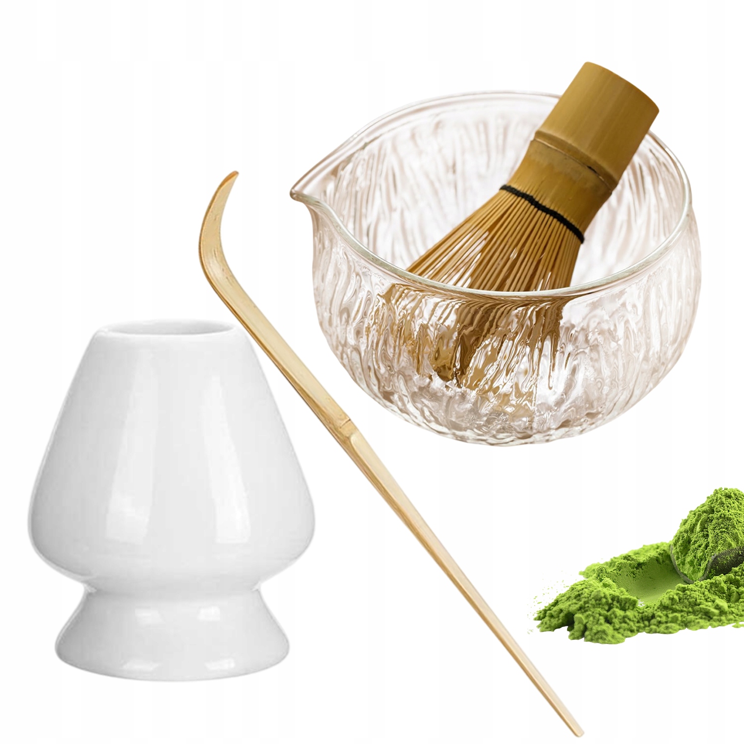 Sada Na Čaj Matcha, Sada Metel Matcha S Metličkou Na Matchu 4V1