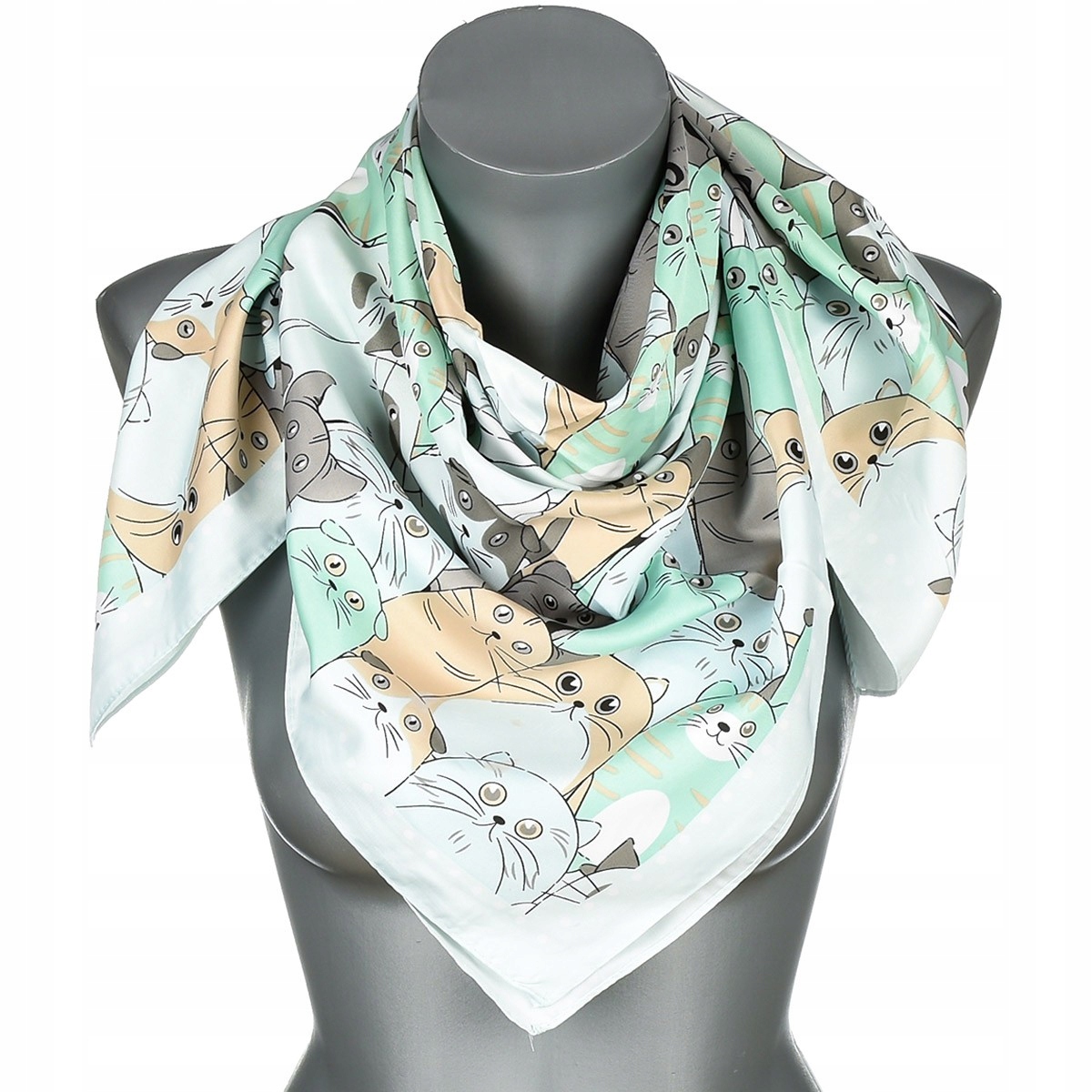 

Chusta damska apaszka pod szyję lekka