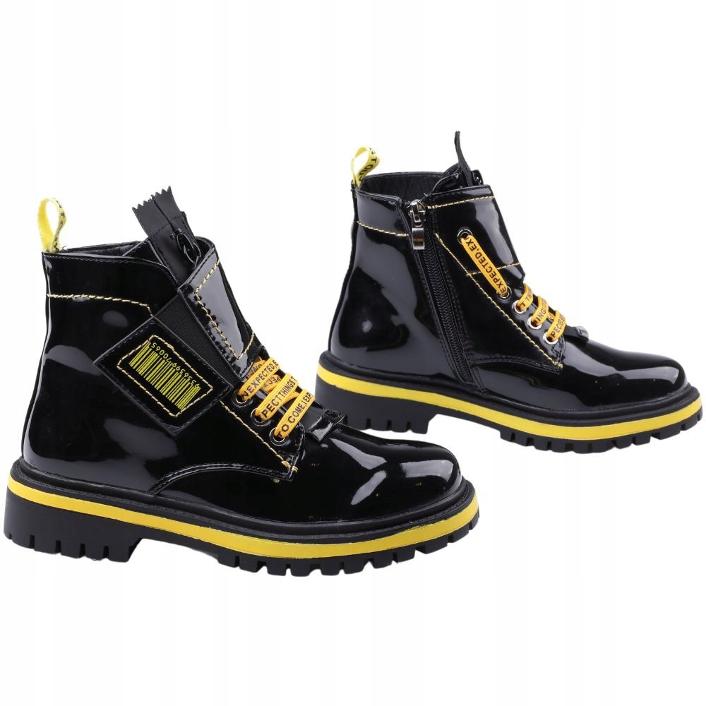 Śniegowce dziewczęce ocieplane suwaki botki zimowe Marka Inna marka