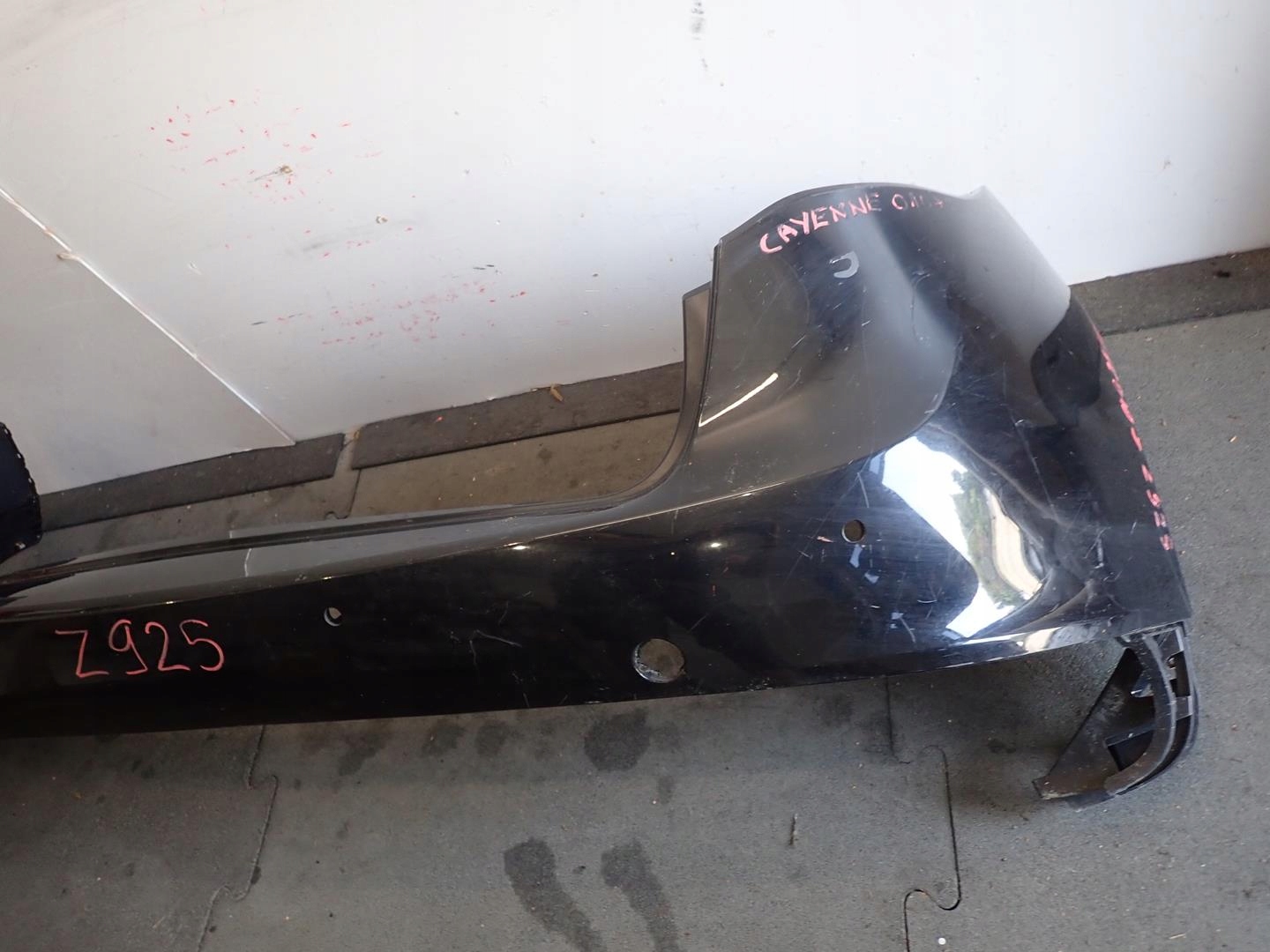 bumper rear part rear PORSCHE CAYENNE II 2010-2014 7P5807421