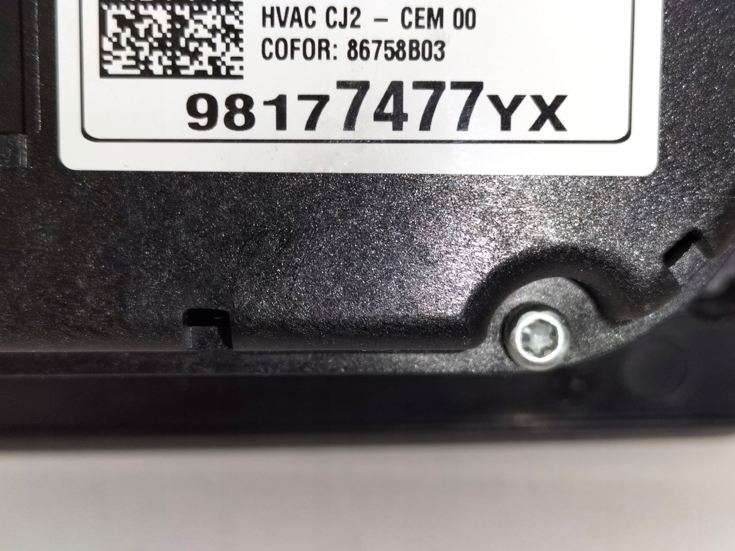 Panel Bedienteil klimaanlage OPEL GRANDLAND X 17