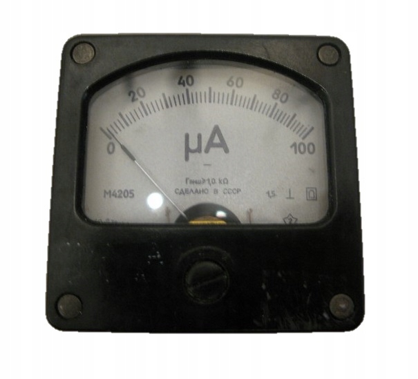 Mikroamperomierz M4205 0-100mikroA