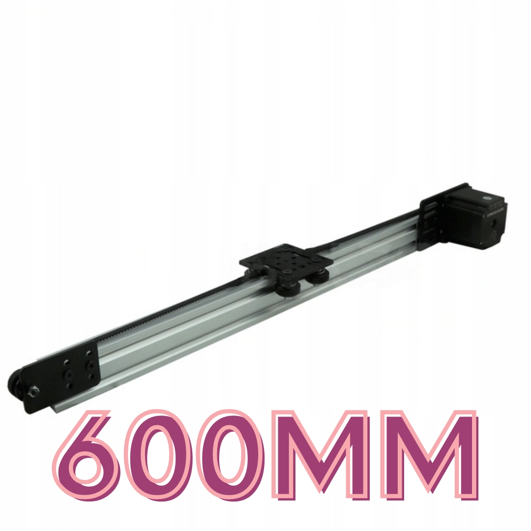 Lineární vedení 600 mm V-Slot s ozubeným řemenem 3GT-NEMA 23 2,45 Nm