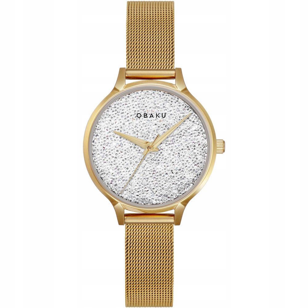 

Zegarek Damski Obaku V238LXGWMG Stjerner Mesh