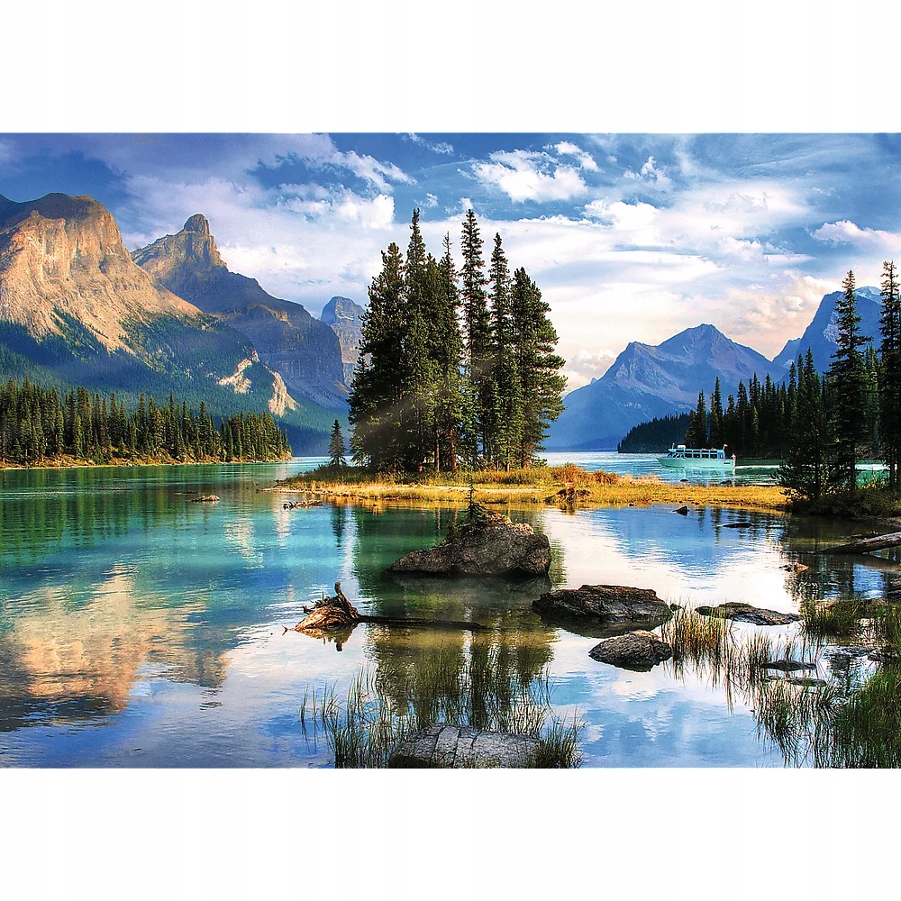 Puzzle Premium Plus Quality 1000 el. Photo Odyssey: Spirit Island, Kanada Stan opakowania oryginalne