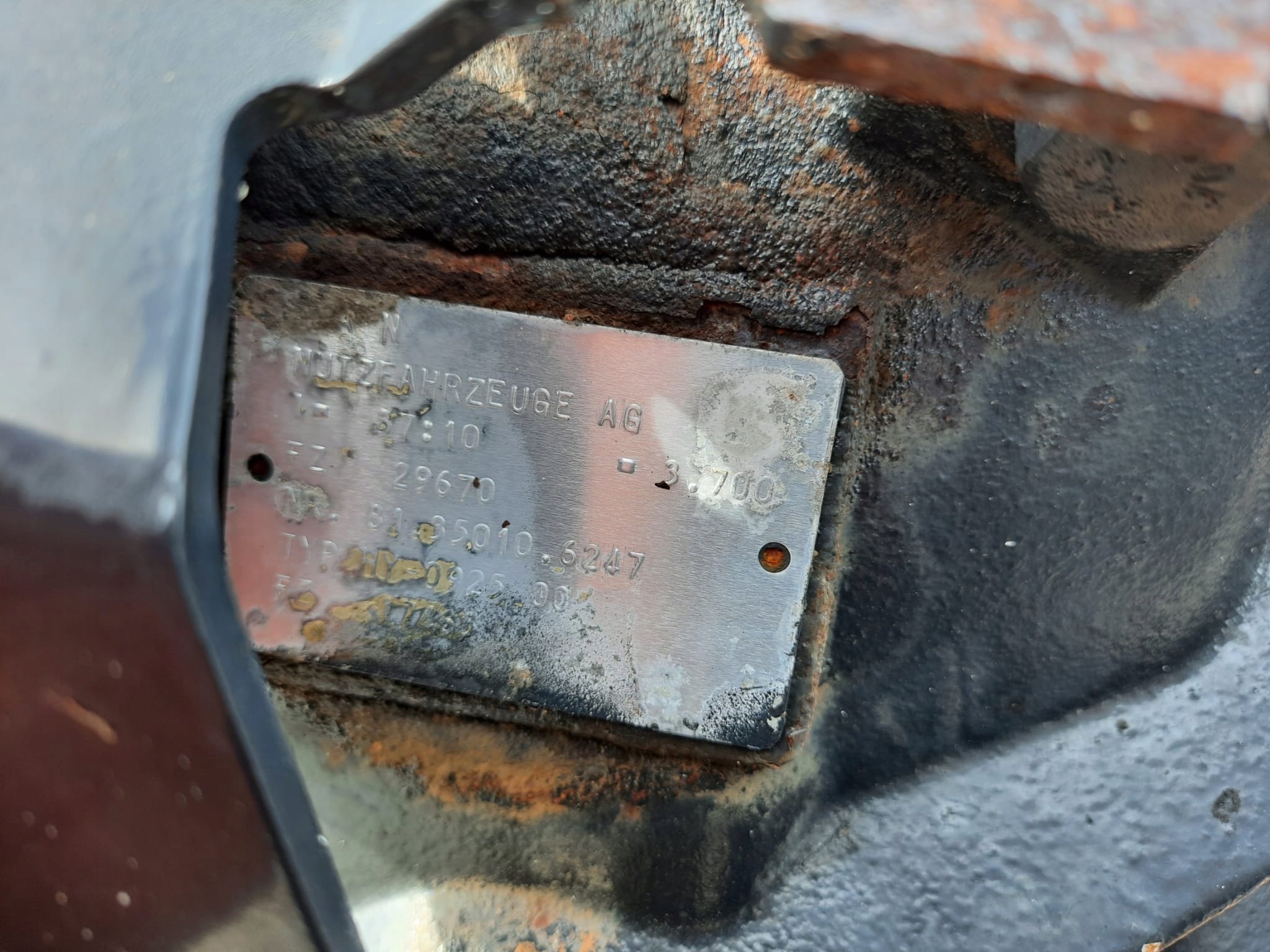 differential blocking 37:10 MAN TGL 10.180 2007ROK 400TYS KM