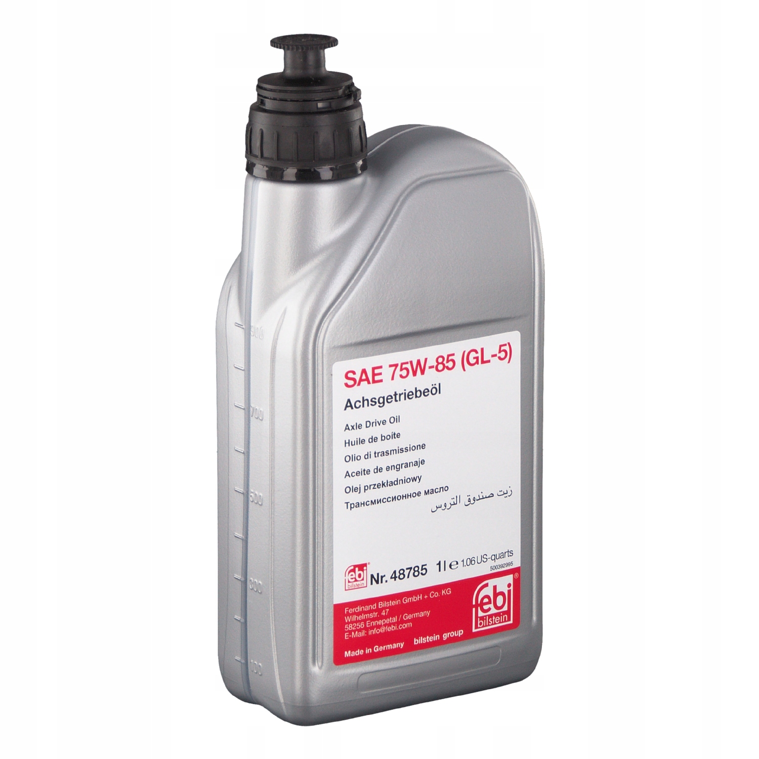Olej przekładniowy SAE75W-85 GL5 1L Febi 48785