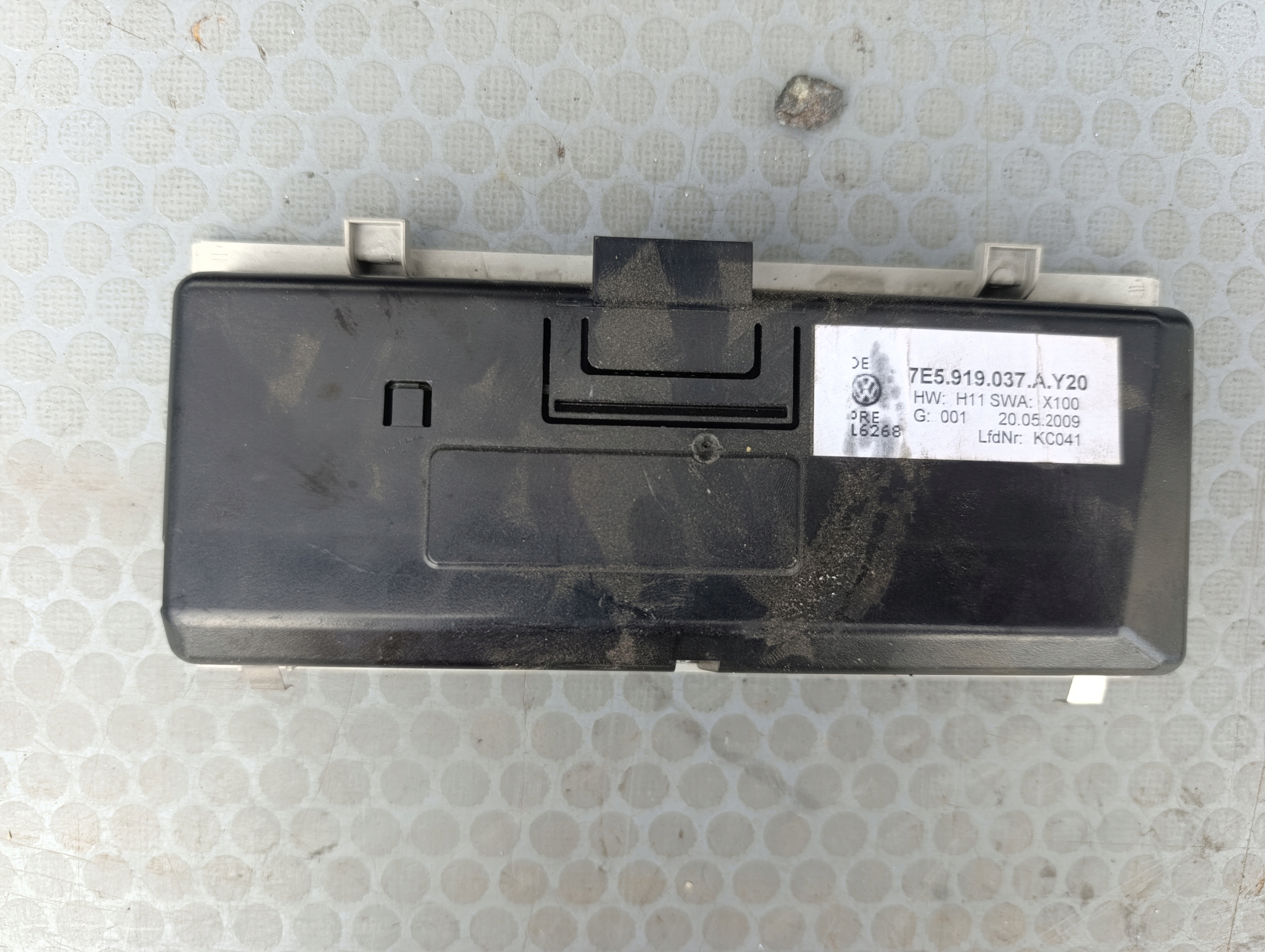 VW T5 control panel display WEBASTO 7E5919037A- Y20