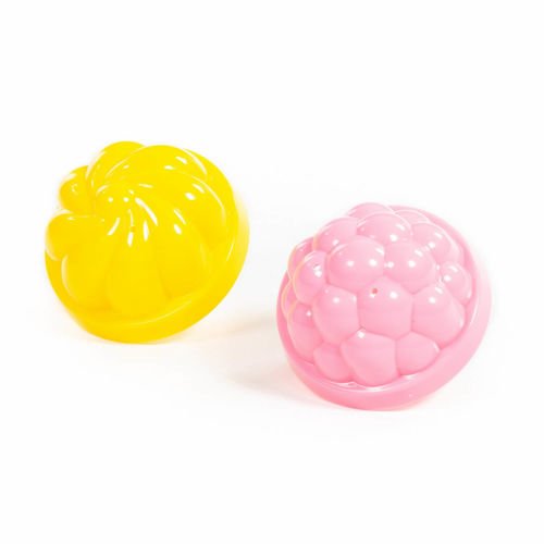 ZESTAW DWÓCH FOREMEK DO PIASKU AKCESORIA DO PIASKOWNICY 2 EL. MIX WZORÓW Marka Polesie