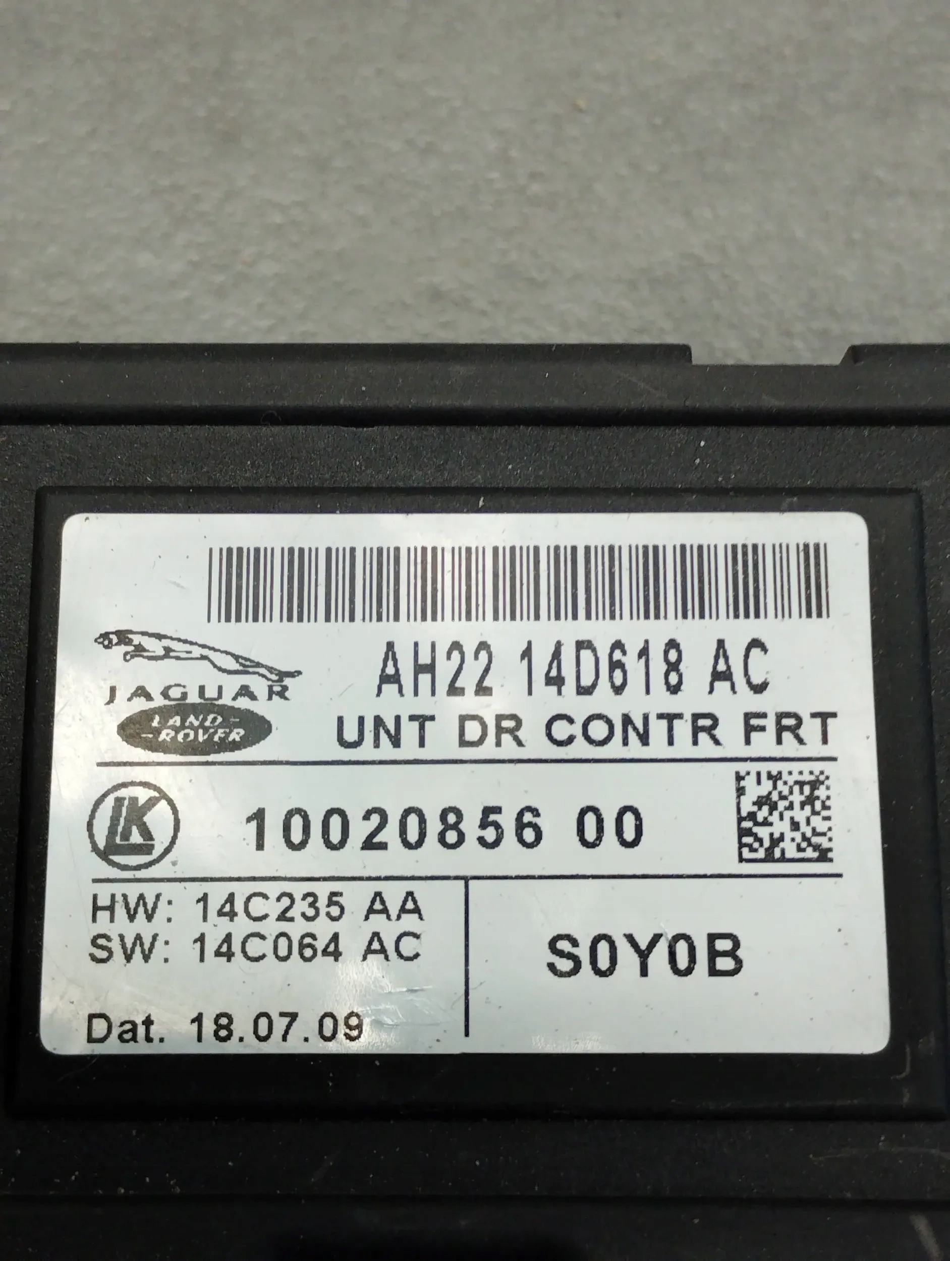 Land Rover Range Rover Sport L320 module door left front AH2214D618AC
