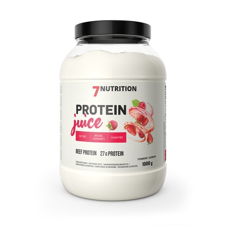 7NUTRITION Protein Juice 1000 g Hovězí Bílkoviny Regenerace Síla Masa Svaly