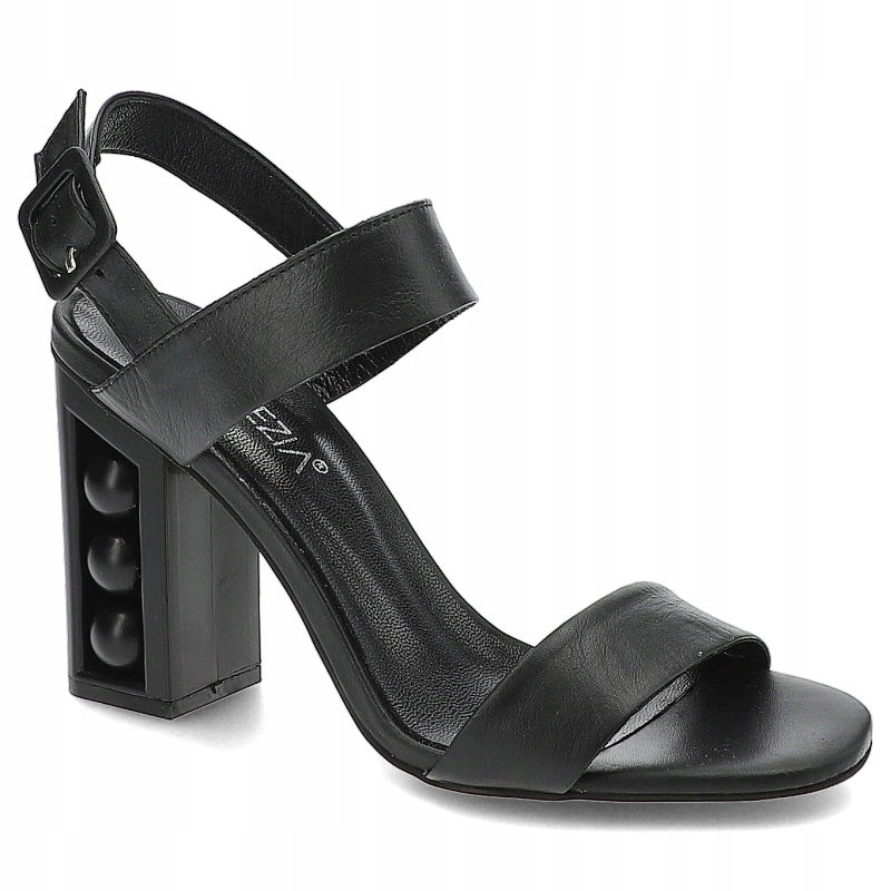 

Czarne Sandały Venezia Eleganckie Buty Na Lato