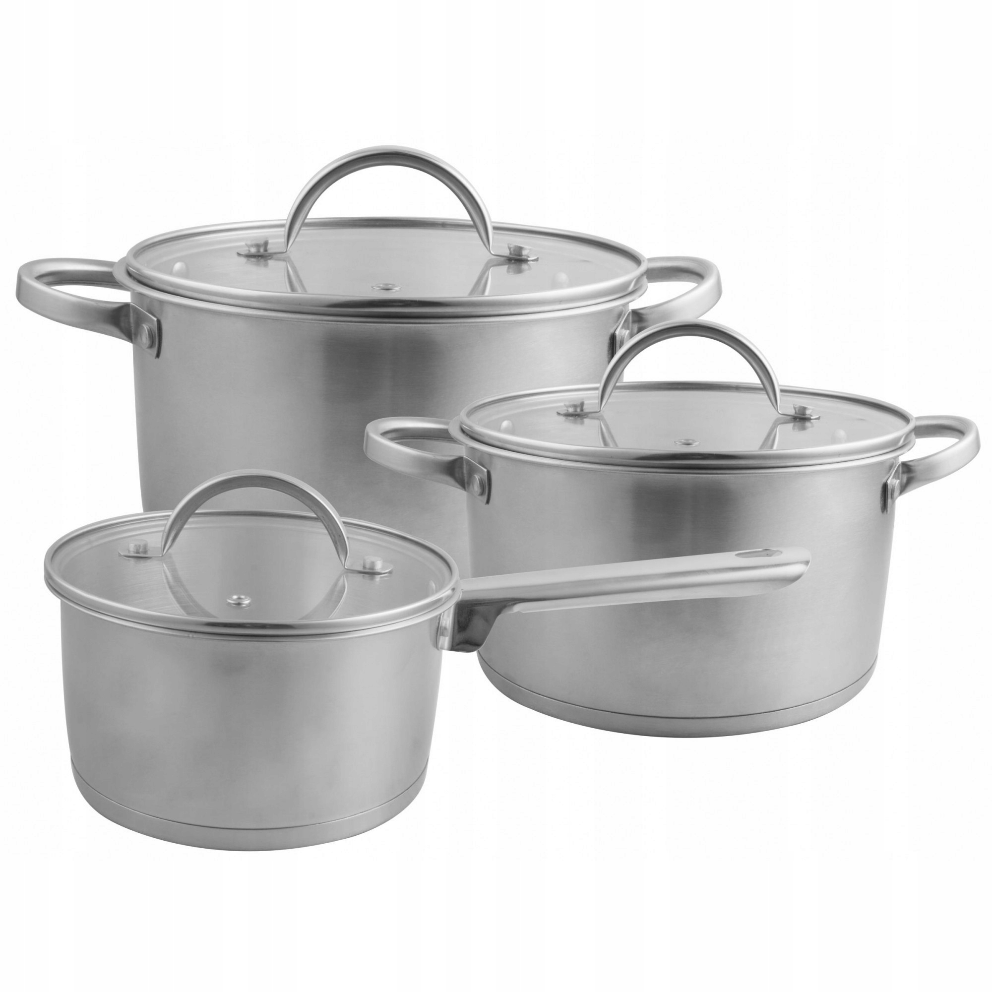 Zestaw garnków Florina Fava stal nierdzewna 6 el.