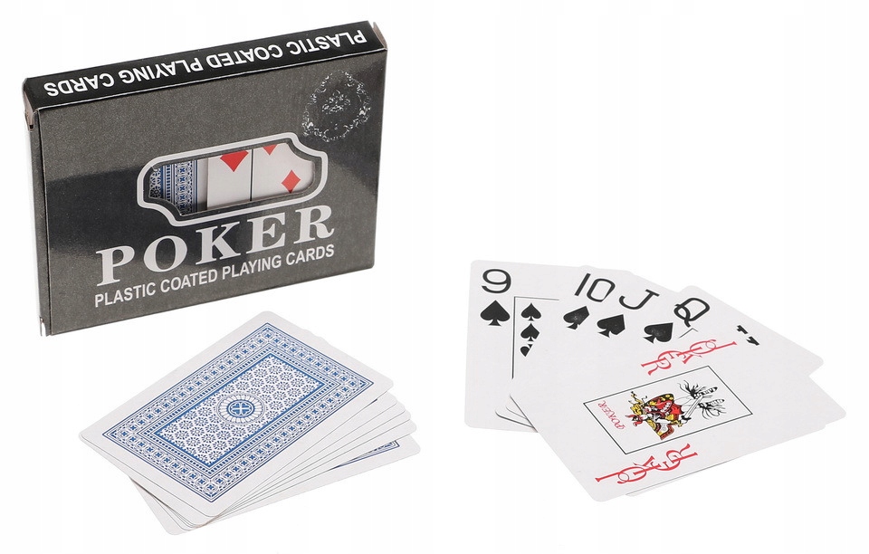 

Karty Do Gry 2 Talie Poker Plastik Powlekane 6752