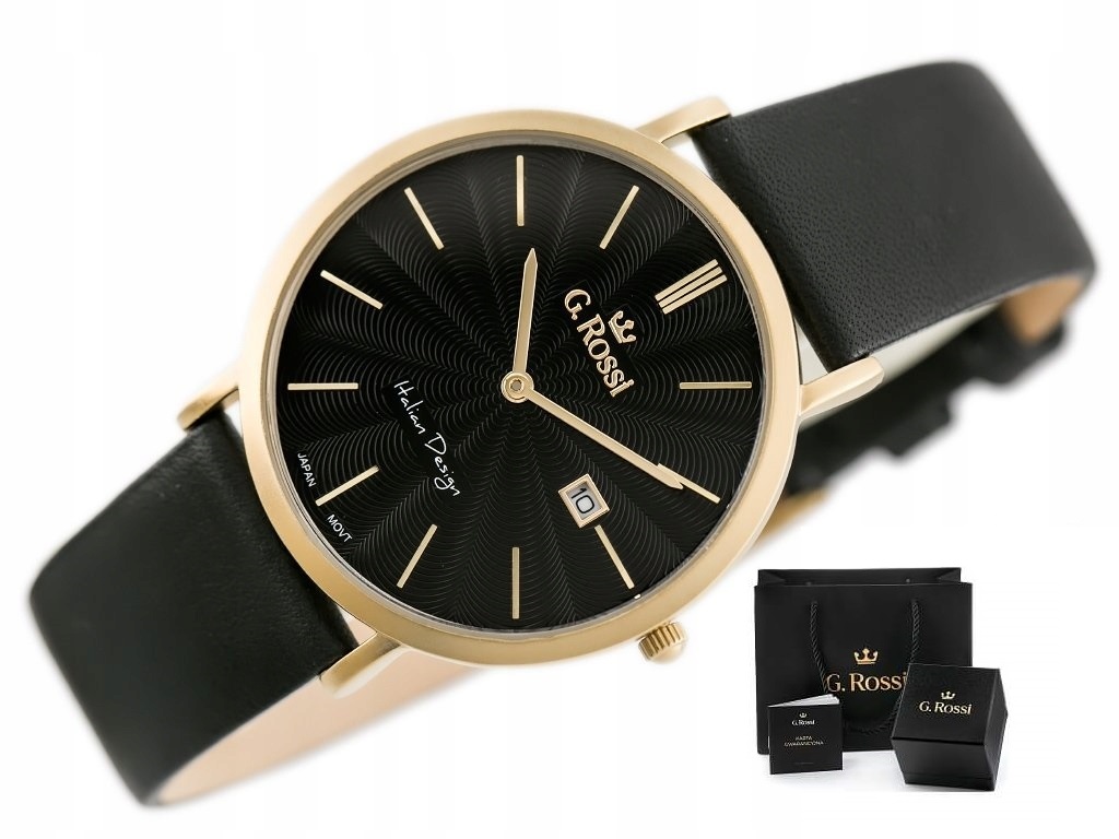 

Zegarek Męski G. Rossi Stark Slim Pudełko Grawer