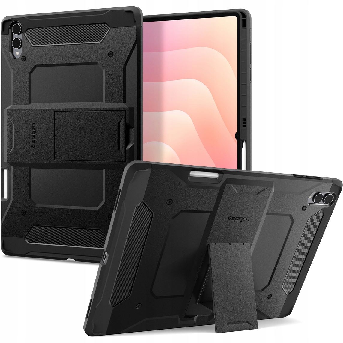Etui Spigen do Samsung Galaxy Tab S11 Ultra, Tough Armor Pro, mocne, Czarne