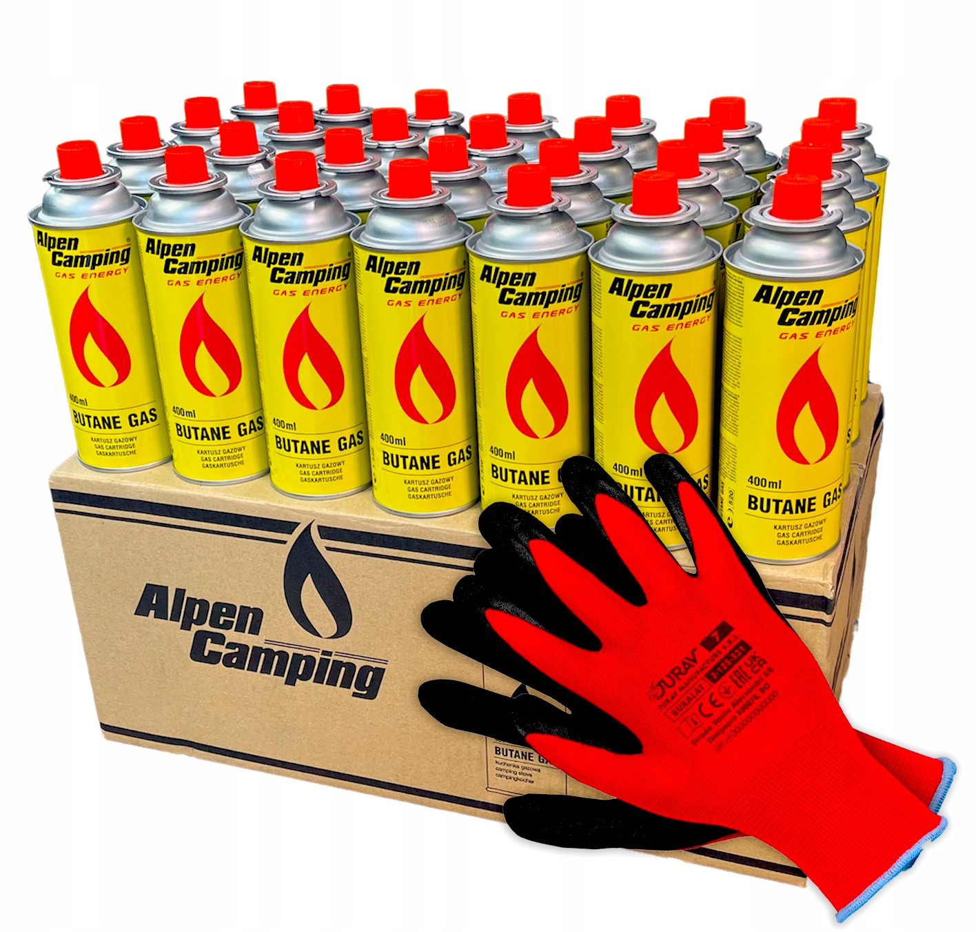 KARTUSZE GAZOWE NABOJE ALPEN CAMPING 28 SZT KARTON Kod producenta IK004