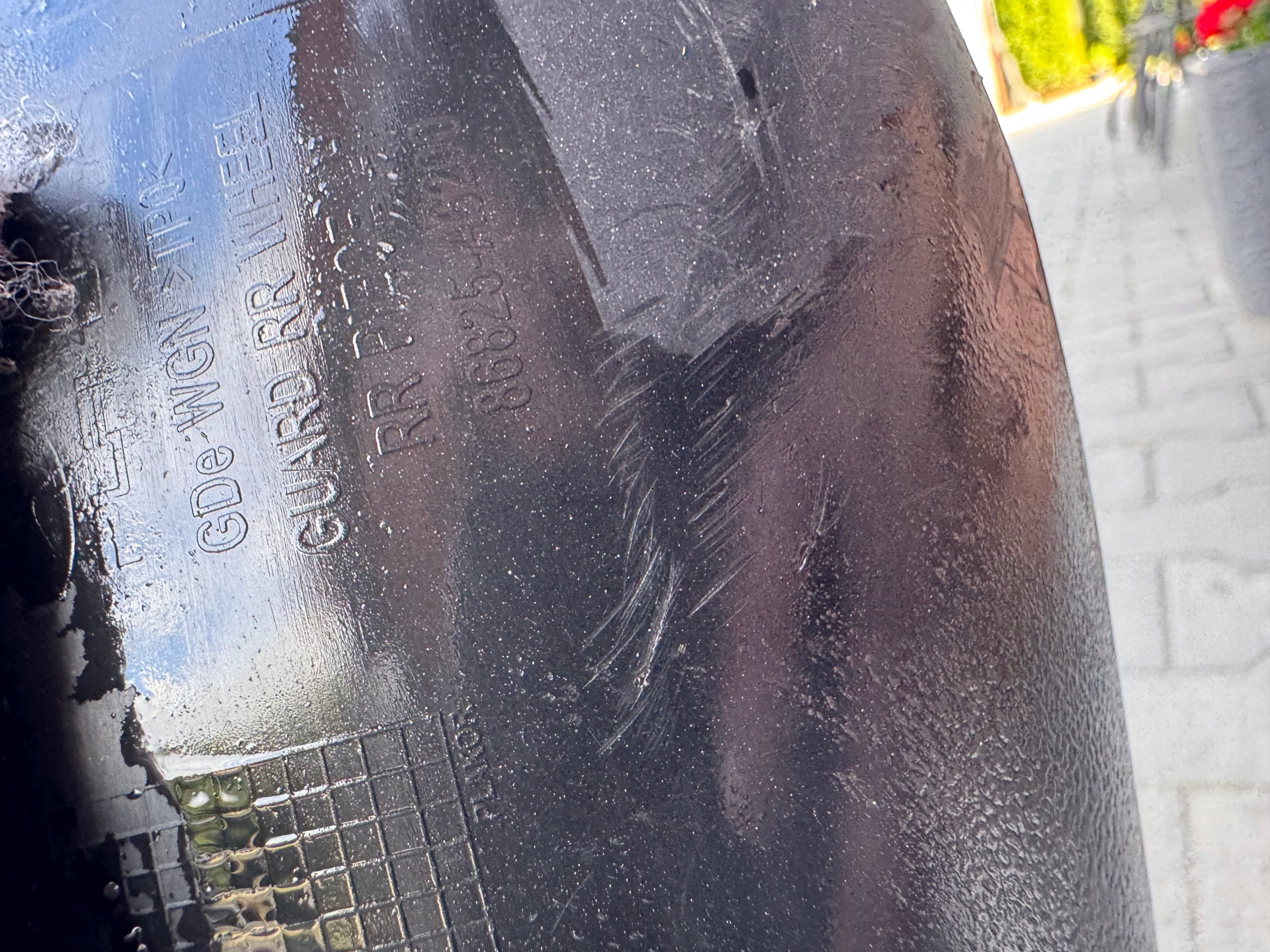 mudguard left rear part KOMBI HYUNDAI I30 II 2012-2017 86825-a6200