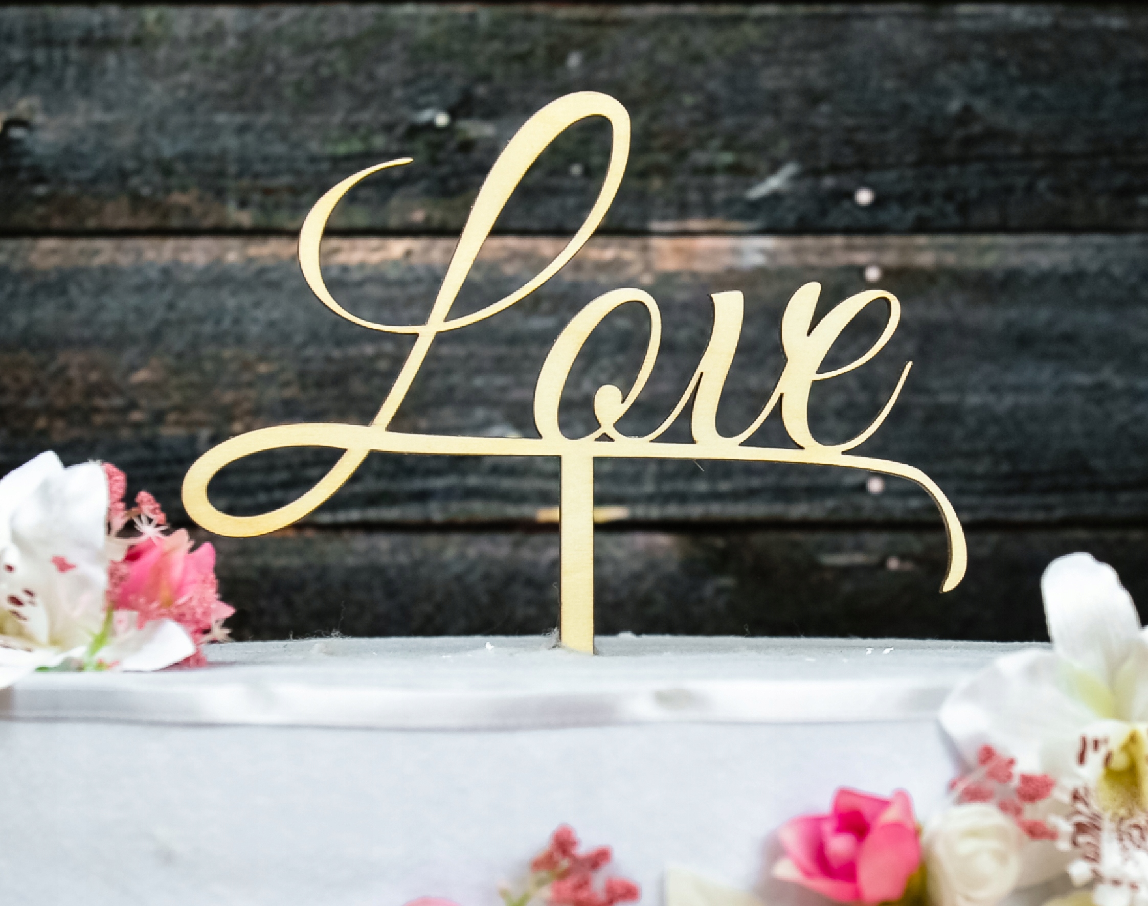 Topper TŚD-70-Love Ślub Wesele Marka Dekor Laser