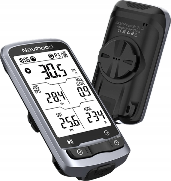 Komputer rowerowy Gps Bluetooth Ant mały wodoodporny aplikacja j. polski