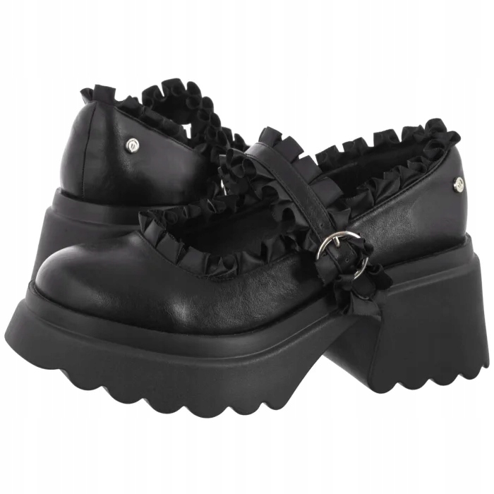 Dámské polobotky na podpatku Altercore Nina Black Černé