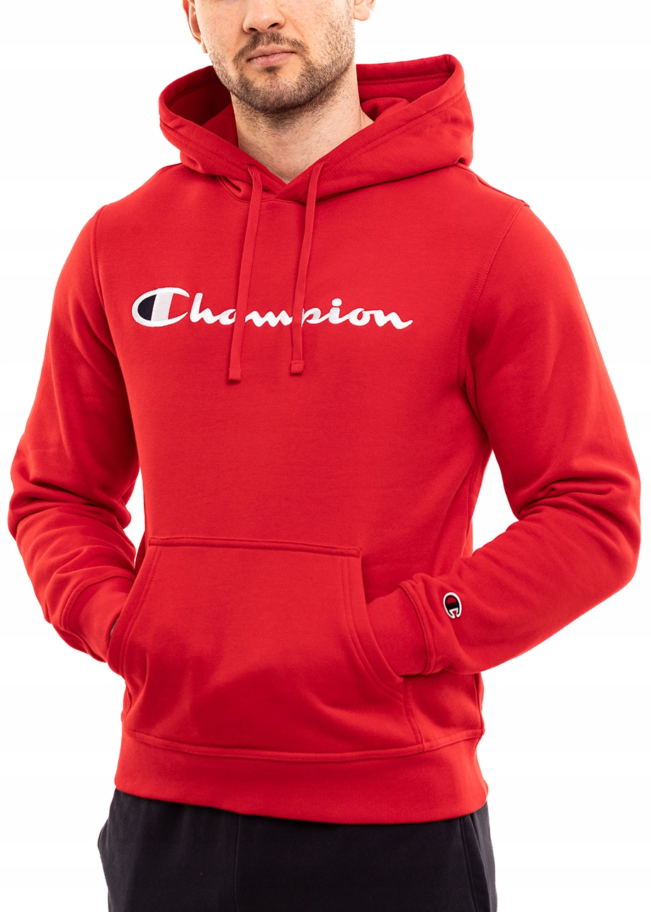 Pánská Mikina Champion Sportovní tepláková s kapucí Bavlněná mikina s kapucí vel S