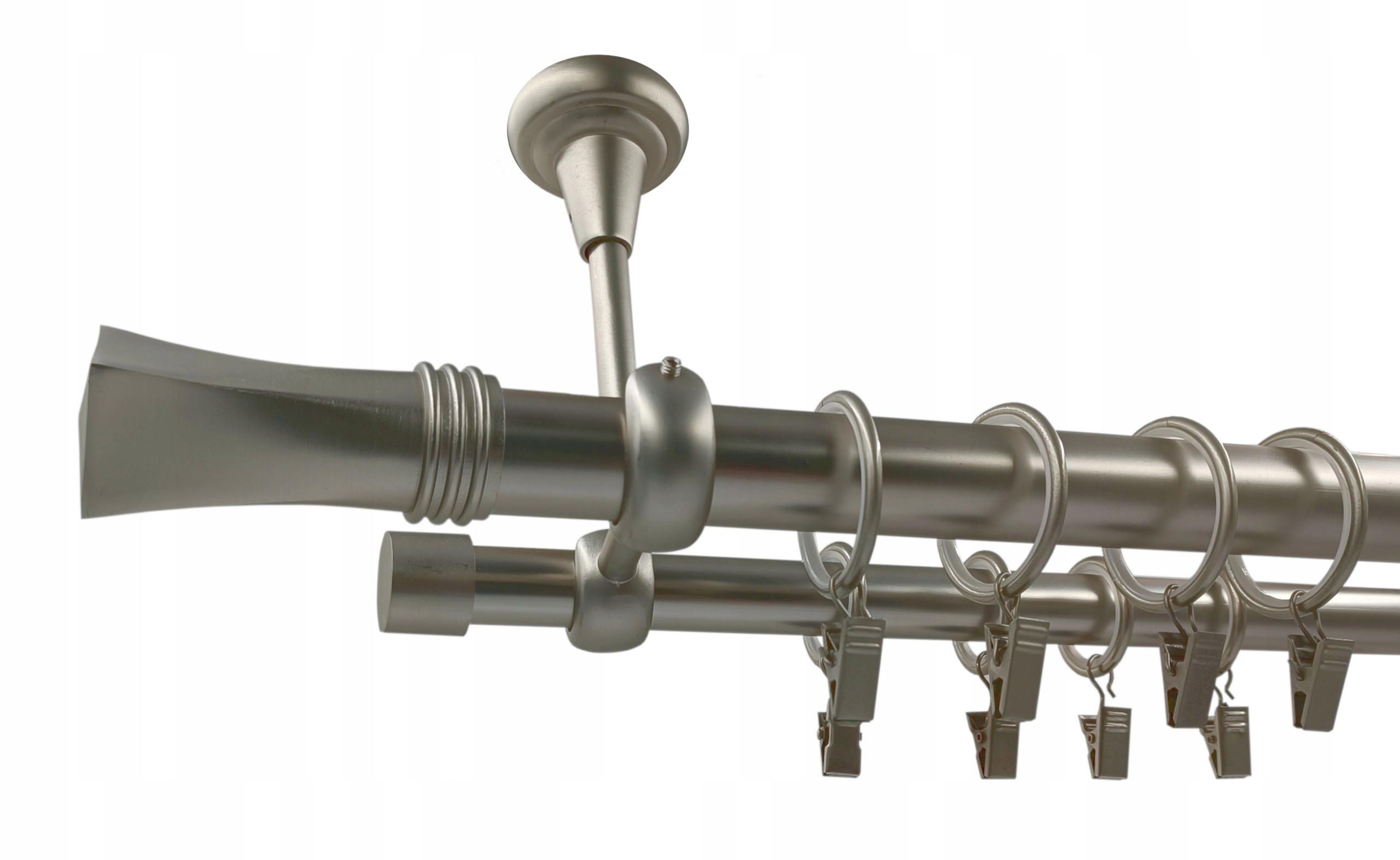 Garnýž 25+19 mm Satén 300 Malaga