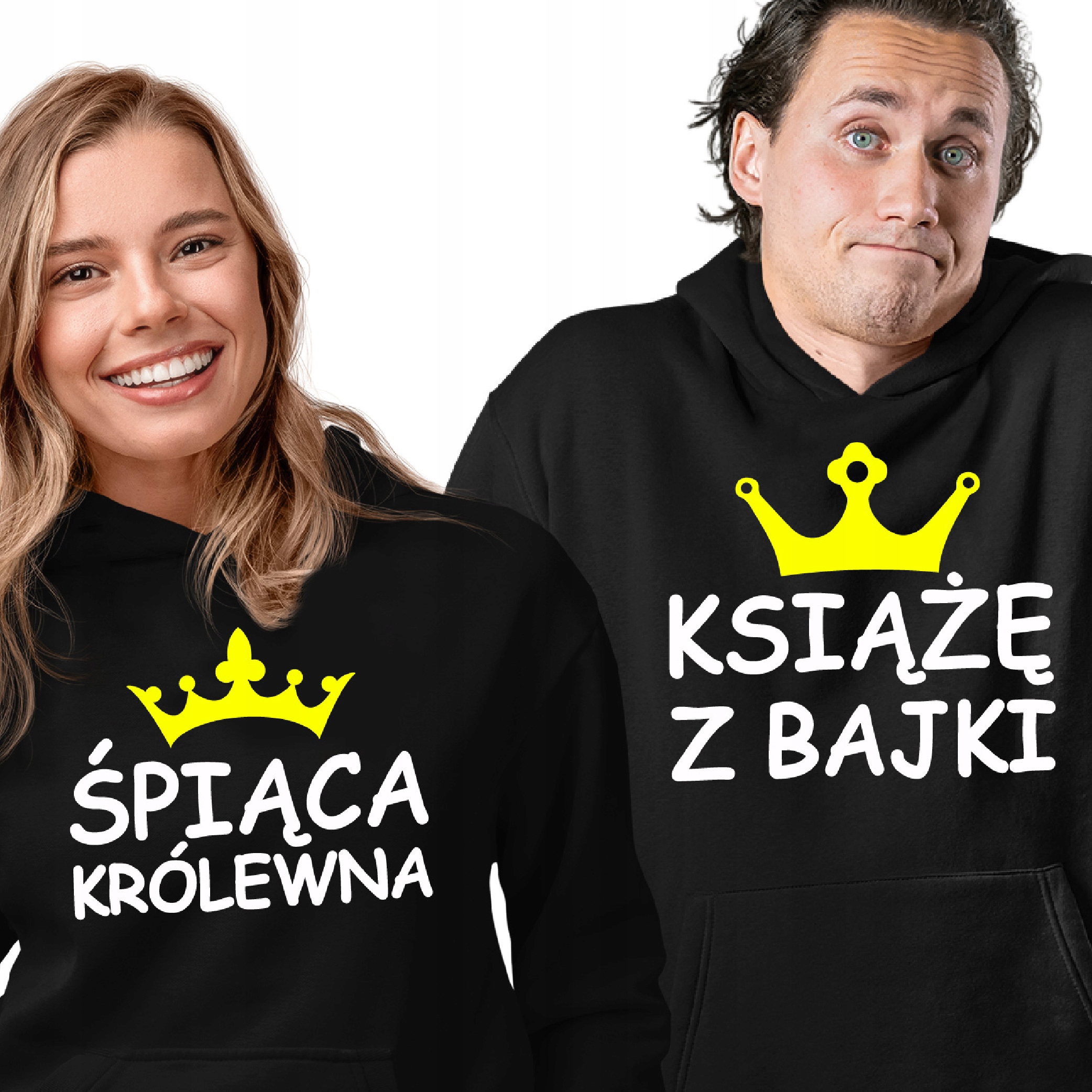 

Śmieszne Bluzy Komplet Dla Pary Śpiąca Królewna