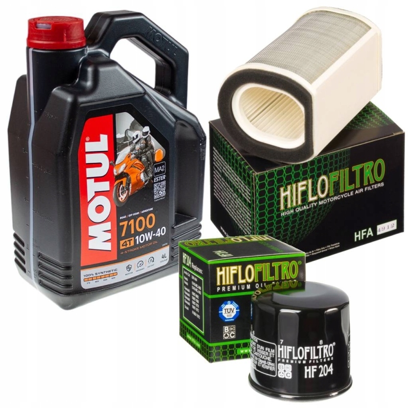 Sada filtrov Hiflo olej Motul 7100 4 litrov Yamaha FJR1300 01-21 kpl