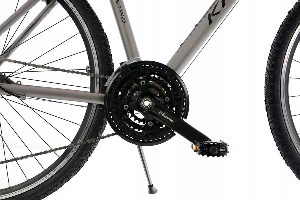 Rower crossowy 28 Kands MAESTRO Full DEORE 3x10 piaskowy mat HIT 2023 Kolor szary