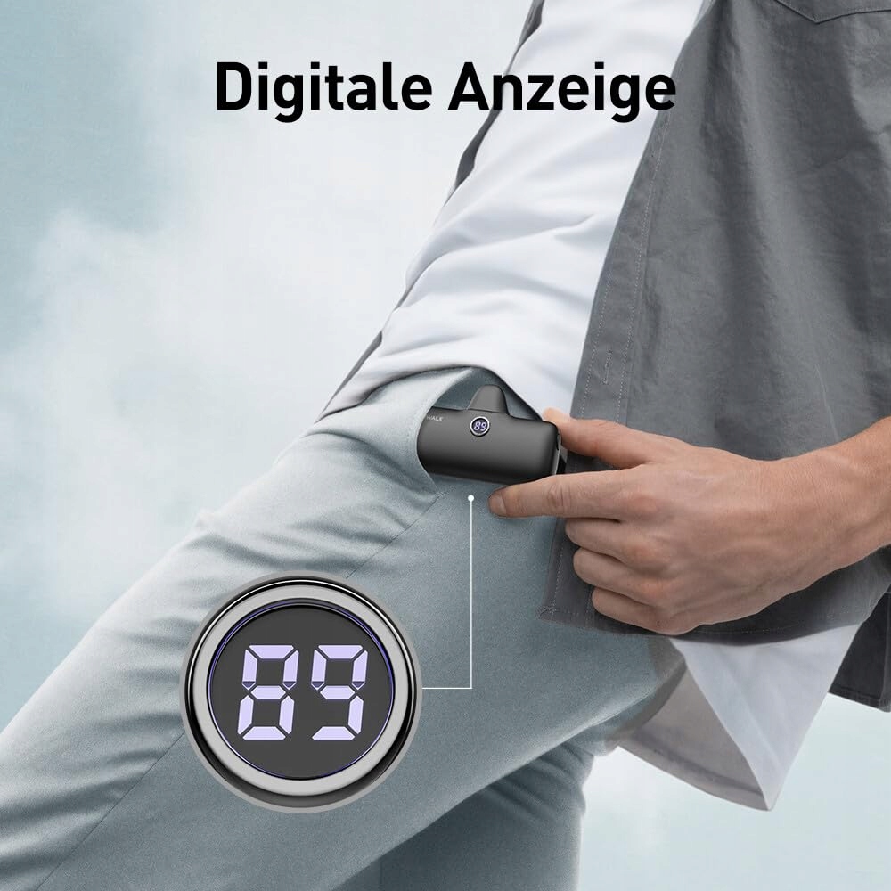IWALK Powerbank 4800mAh USB-C 20W Szybkie Ładowanie Czarny — miniatura 5