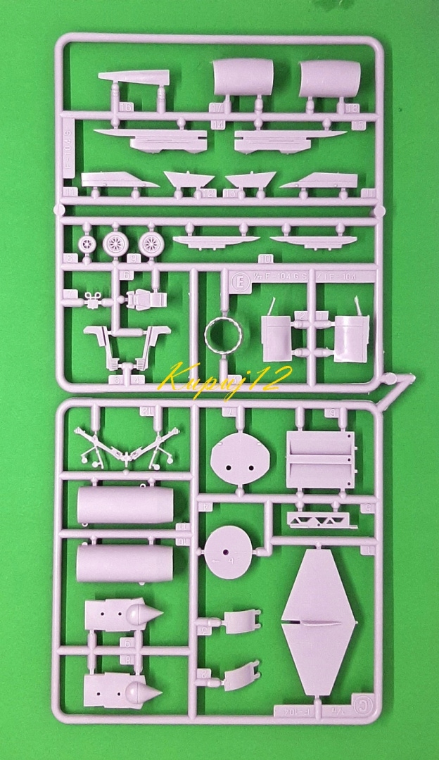 Model samolotu Lockheed F-104S Starfighter ZESTAW:FARBY, LAKIER+KLEJ+PĘDZLE Marka inna